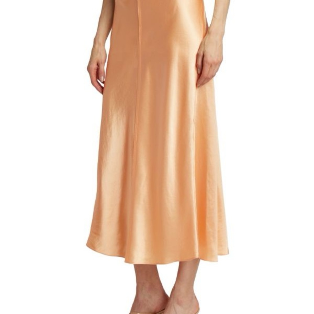Vince Midi Slip/skirt peach Cocktail